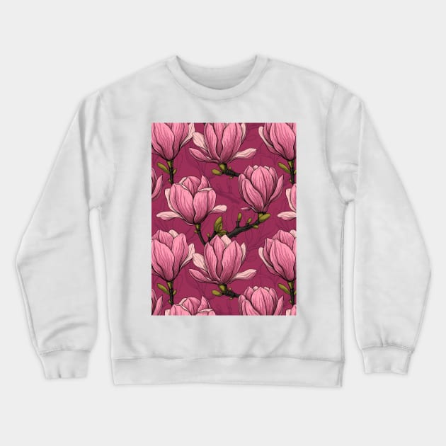 Magnolia garden Crewneck Sweatshirt by katerinamk